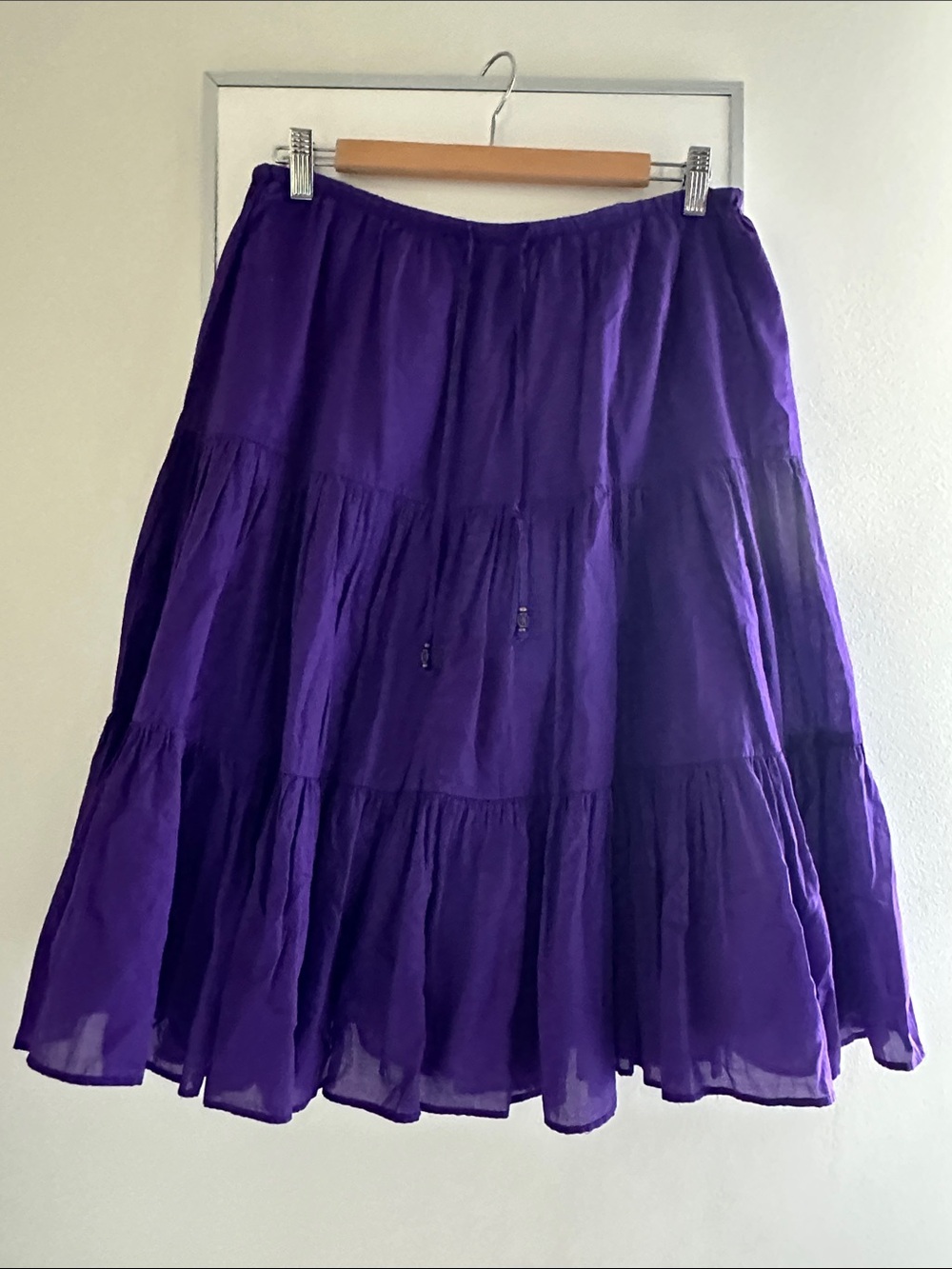 Ralph Lauren Purple Tiered Skirt size S